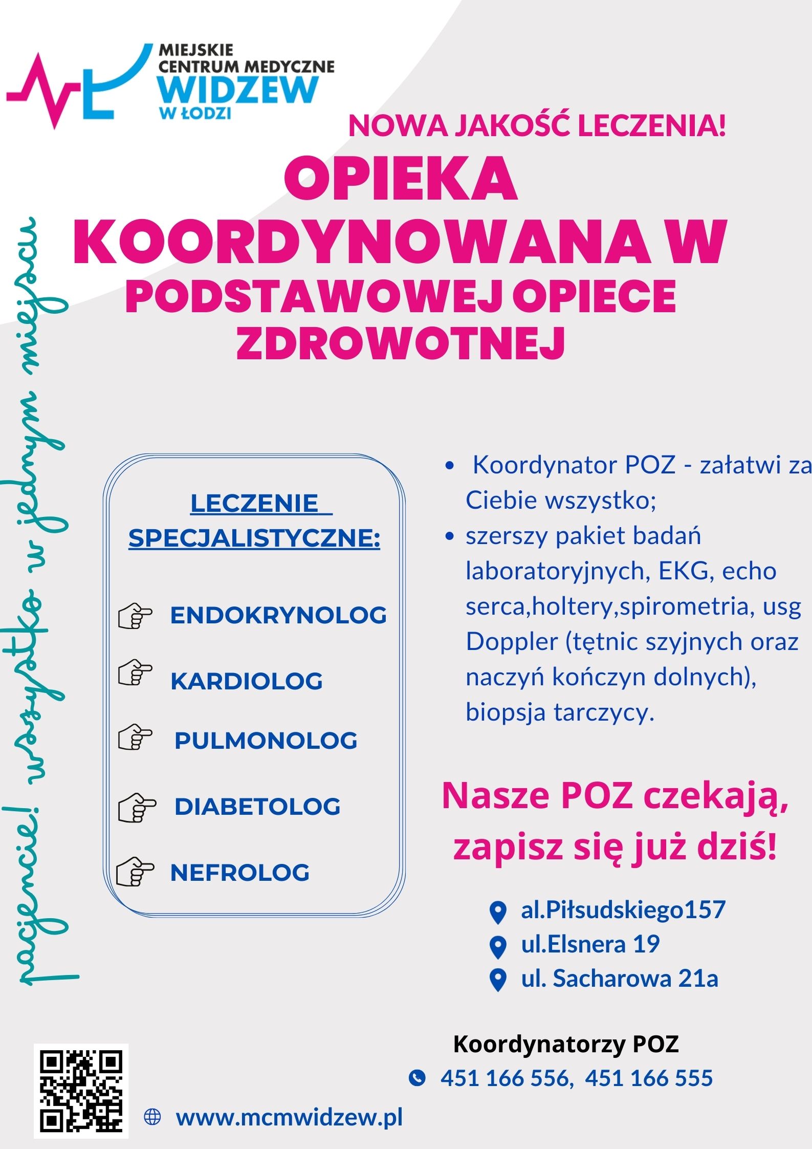 Plakat Opieka Koordynowana - koordynatorzy 451 166 556 lub 451 166 555 Plakat Opieka Koordynowana - koordynatorzy 451 166 556 lub 451 166 555